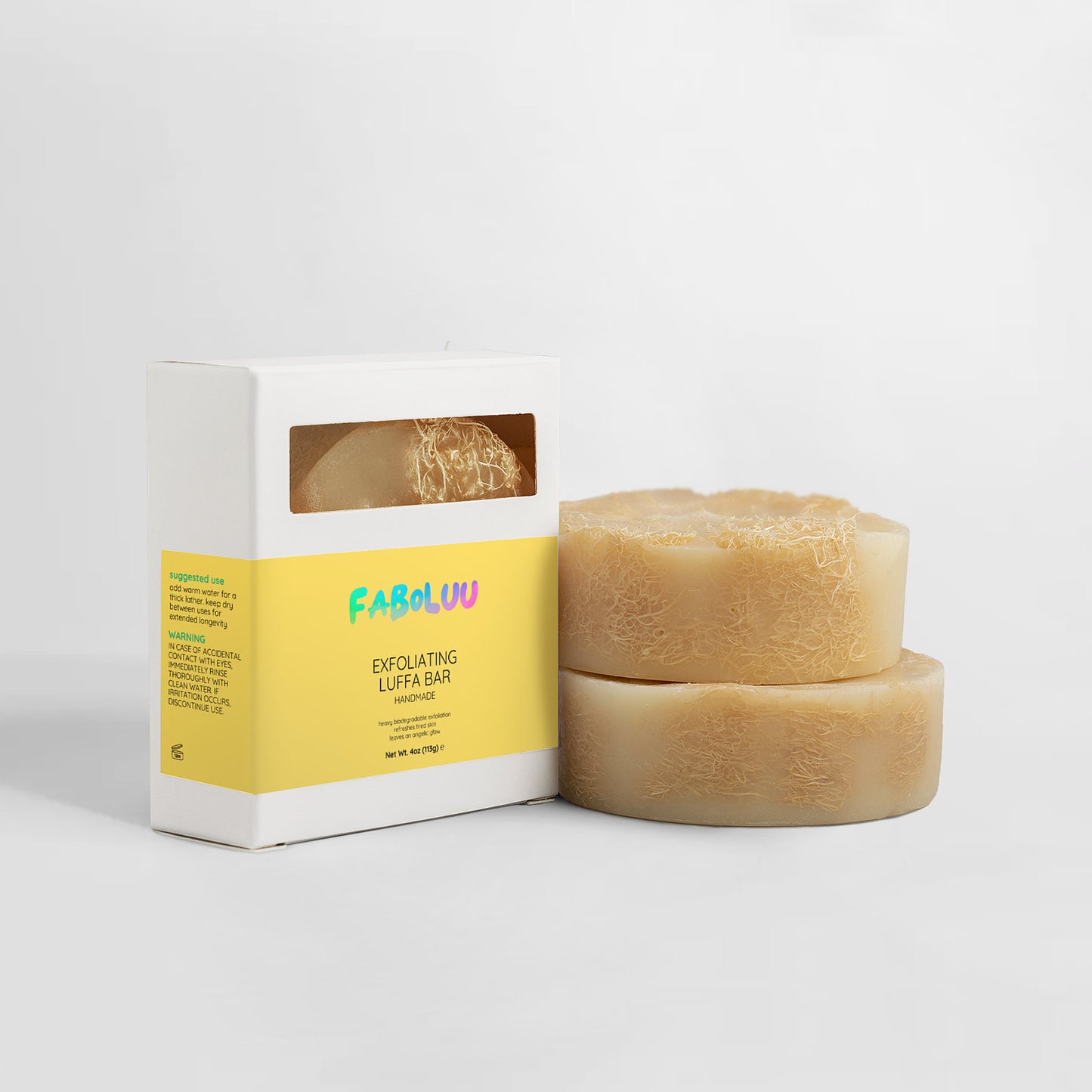 exfoliating luffa bar