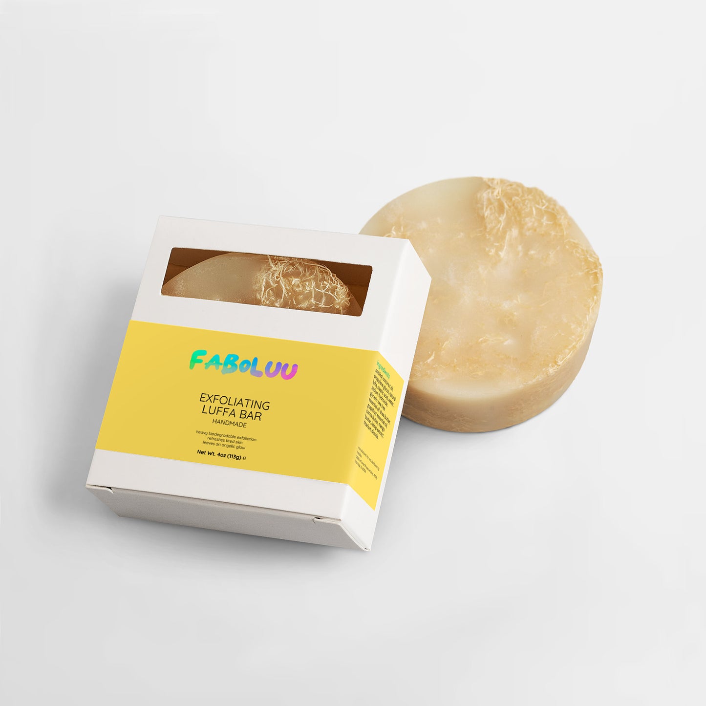 exfoliating luffa bar